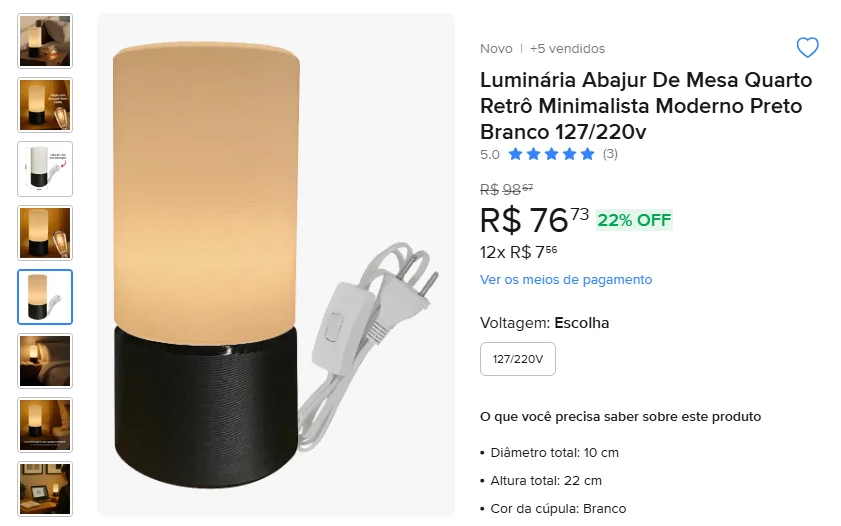 Vendas Mercado Livre Retro
