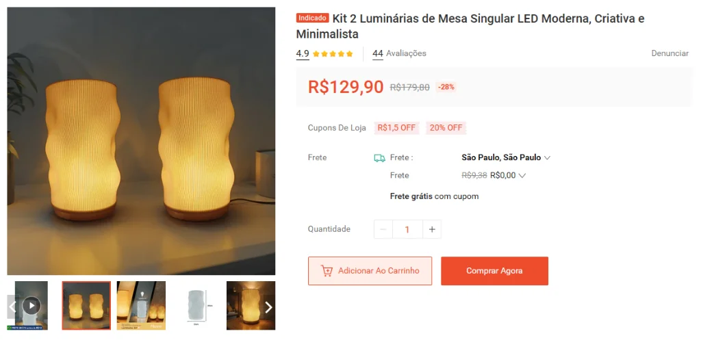 Vendas Shopee Kit